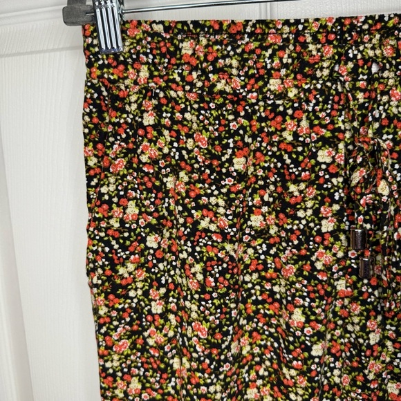 Michael Stars Multicolor Floral Women's Cropped Pants Size Small GUC - Picture 2 of 5